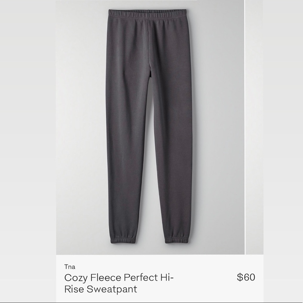 TNA Cozy Fleece Hi-Rise Perfect Sweatpant